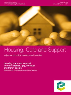 cover image of Housing, Care and Support, Volume 20, Number 3